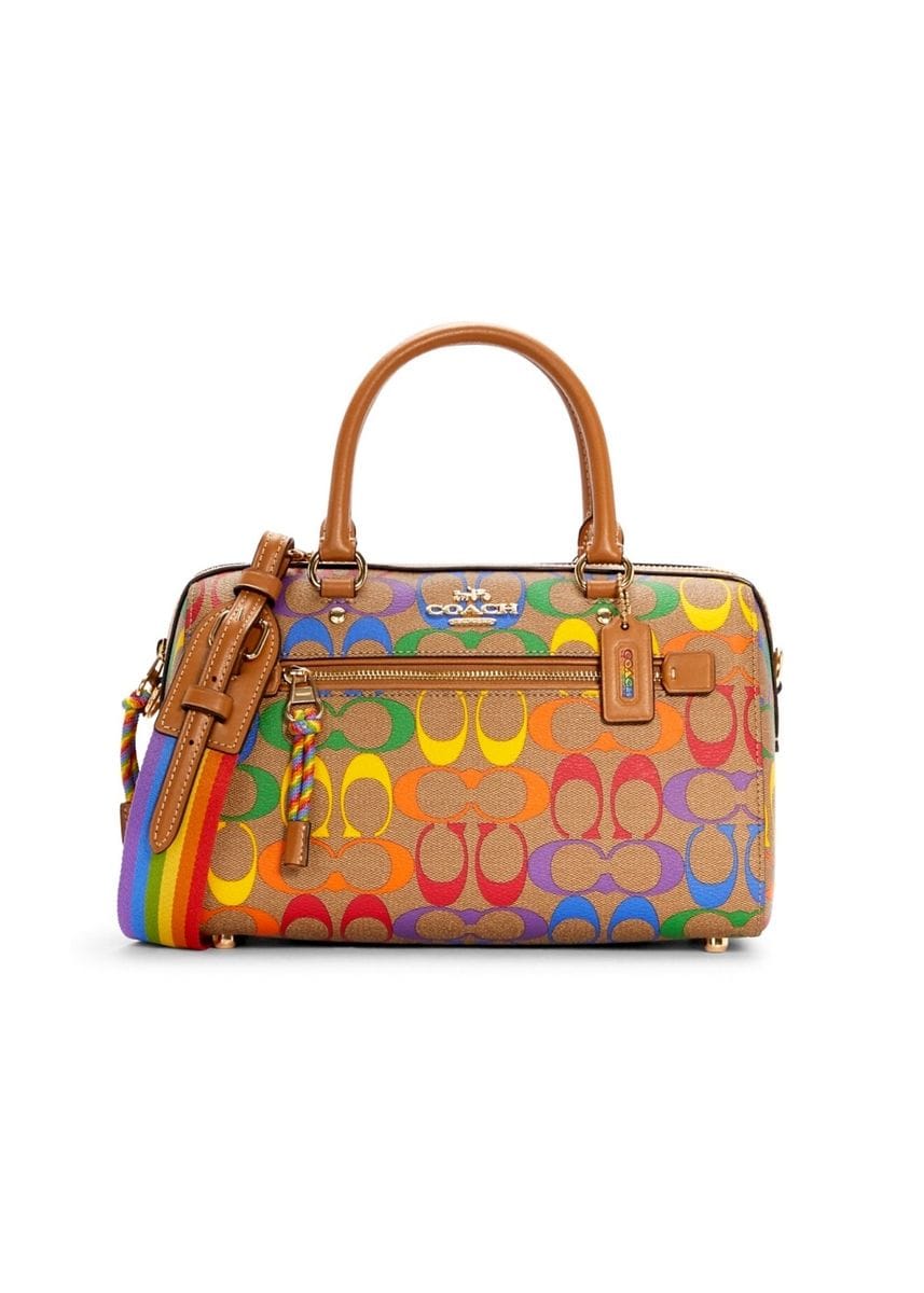 Rainbow coach bag hot sale