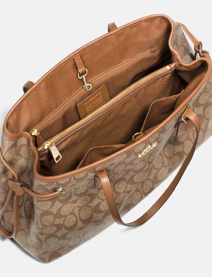 Coach carryall drawstring sale