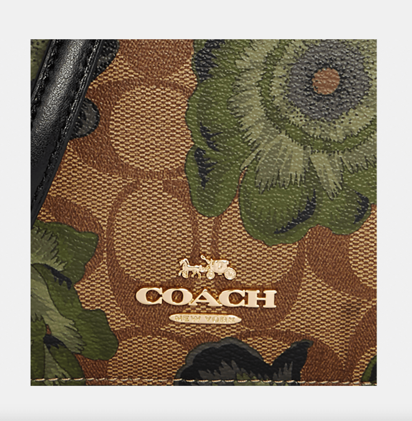 Coach Mini Serena Crossbody in Signature Canvas with Kaffe Fassett Print